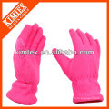 wholesale custom winter polar fleece gloves